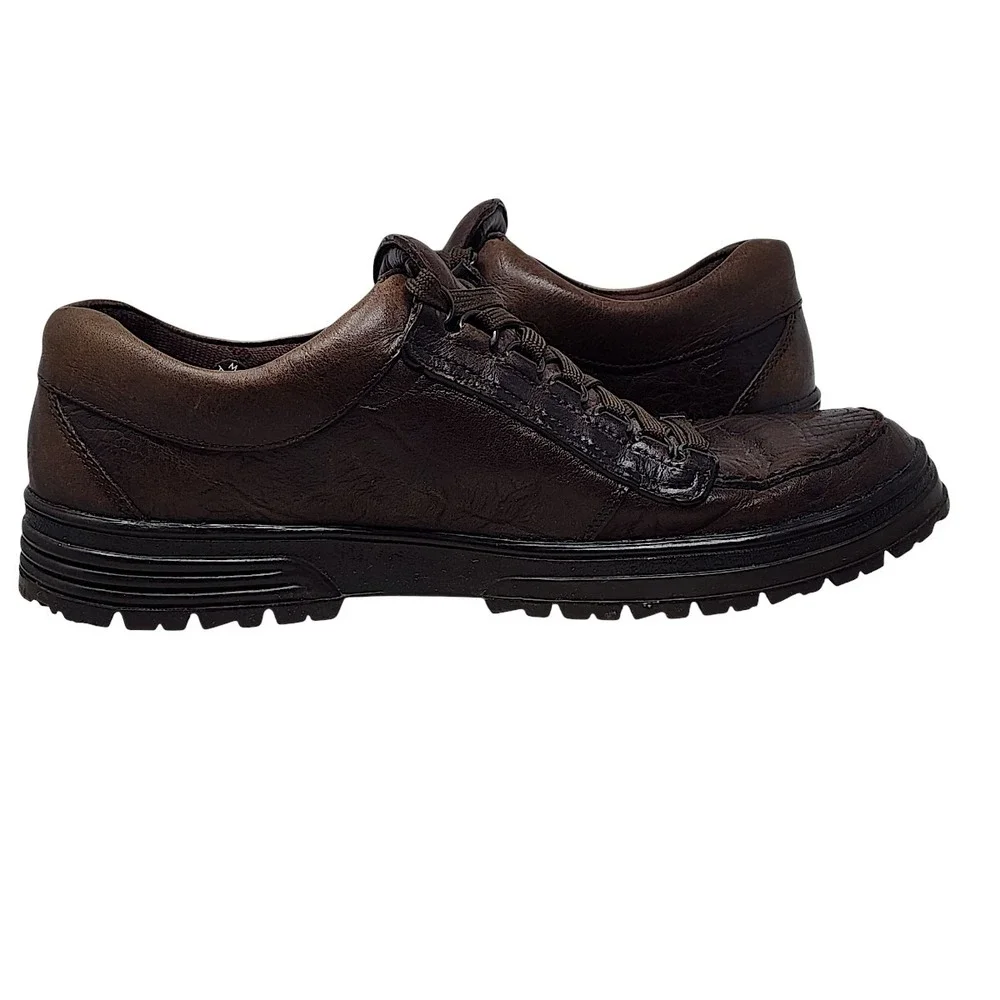 Mephisto Cruiser Walking Shoes 11 Men Brown Mamouth Grain Leather Shock Absorber
